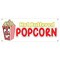 Signmission Hot Buttered Popcorn Banner Heavy Duty 13 Oz Vinyl with Grommets B-Hot Buttered Popcorn - alternate 1